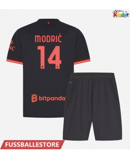 Günstige AC Milan Luka Modric #14 3rd trikot Kinder 2026-27 Kurzarm (+ Kurze Hosen)